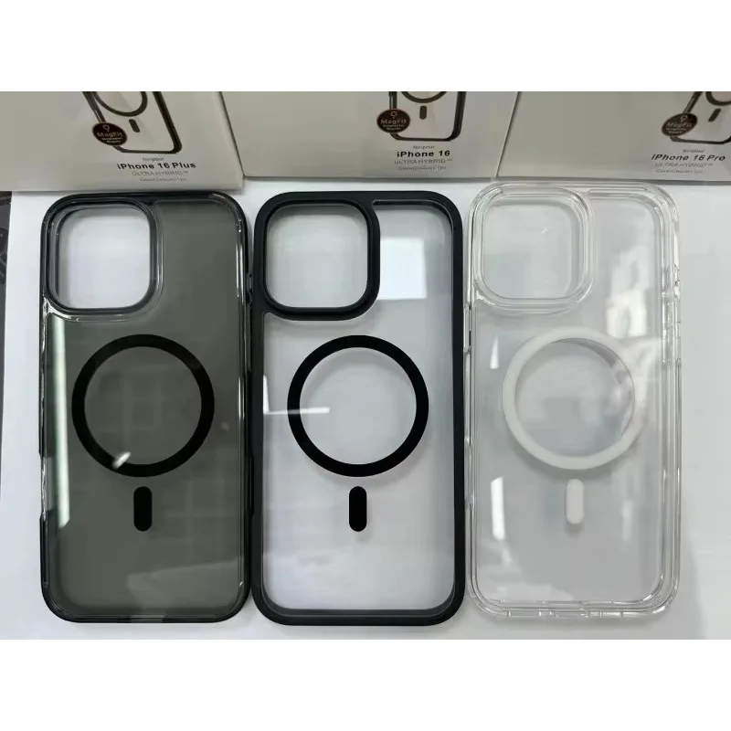 Ультрагибридный чехол для беспроводной зарядки BXWatch SPG Magsafe iPhone с противоударным