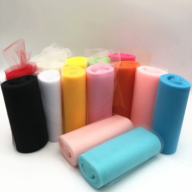 Тюль в рулоне 25 ярдов 15 см детская юбка-пачка органза Настольная дорожка декор