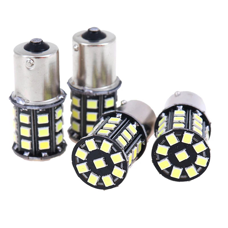 4 шт. 1156 BA15S 2835 33-SMD белая лампа автомобильная поворота стоп-сигналы