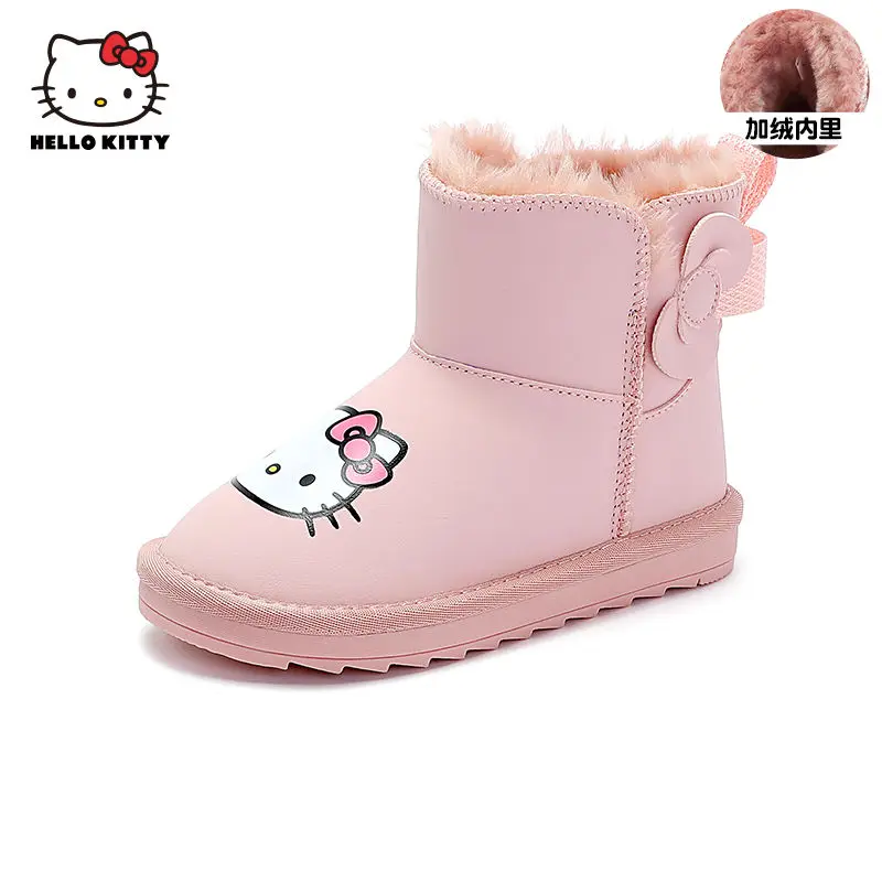 

Sanrio Kawaii Anime Cute Hello Kitty Three Styles Winter Cotton Shoes Cartoon Waterproof Snow Prevention Girls Gifts