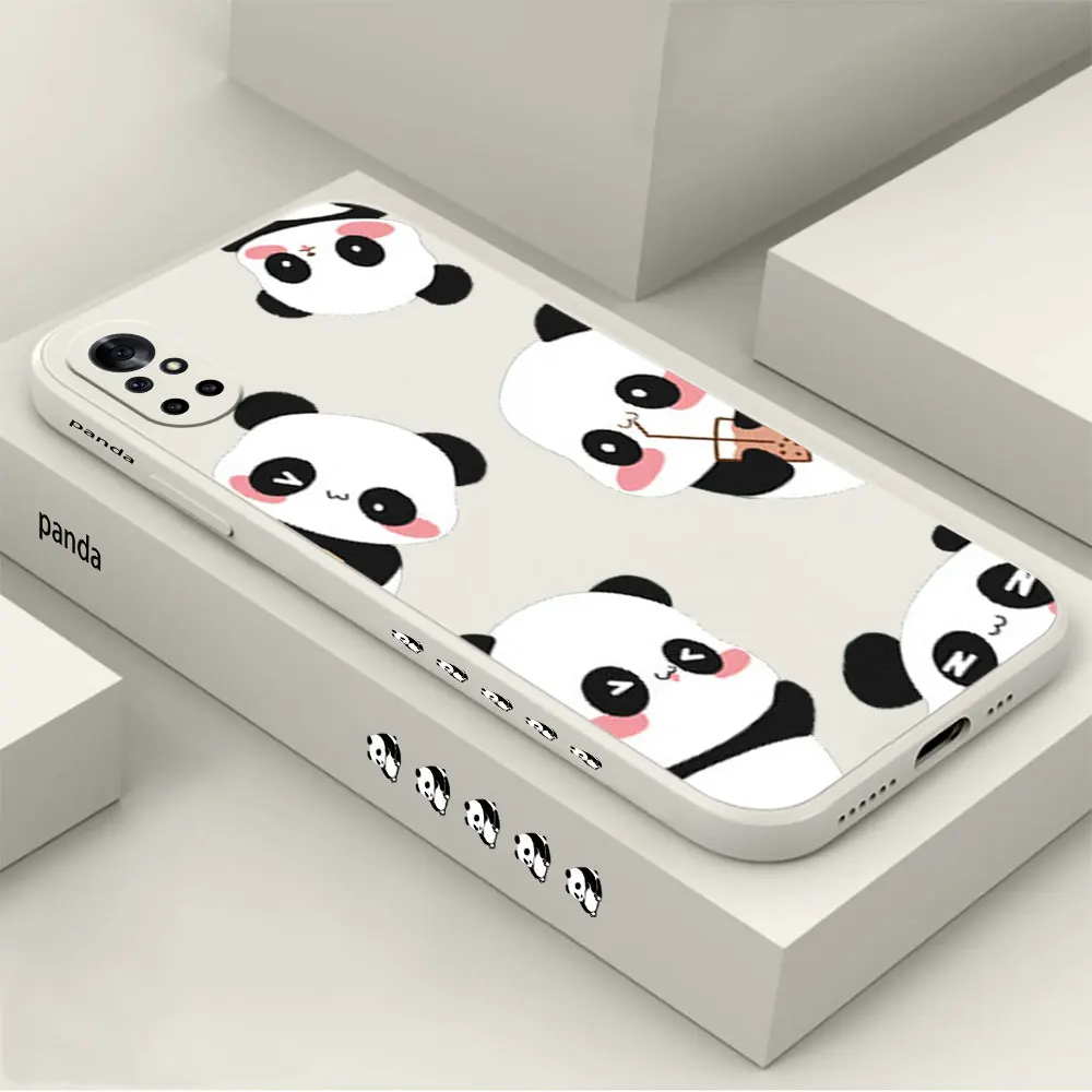 

Milk Tea panda Phone Case For Huawei NOVA 10 10SE 9SE 8 8SE 7 7SE 6 6SE 5 5I 4 3 3I 2 2S PRO PLUS 4G 5G Cover Funda Cqoue Shell