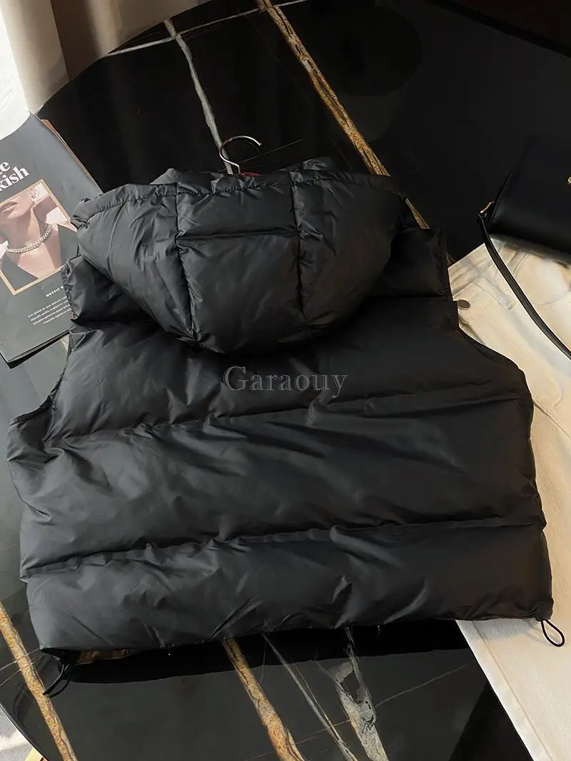 Garaouy Новинка осени 2022 женский короткий жилет Женская хлопковая Мягкая безрукавка