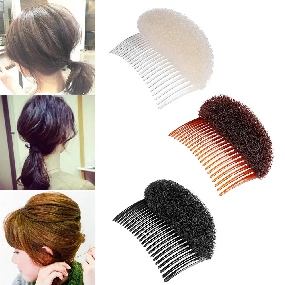 1 шт. женская мода укладка волос портативный зажим для губки булочка инструмент