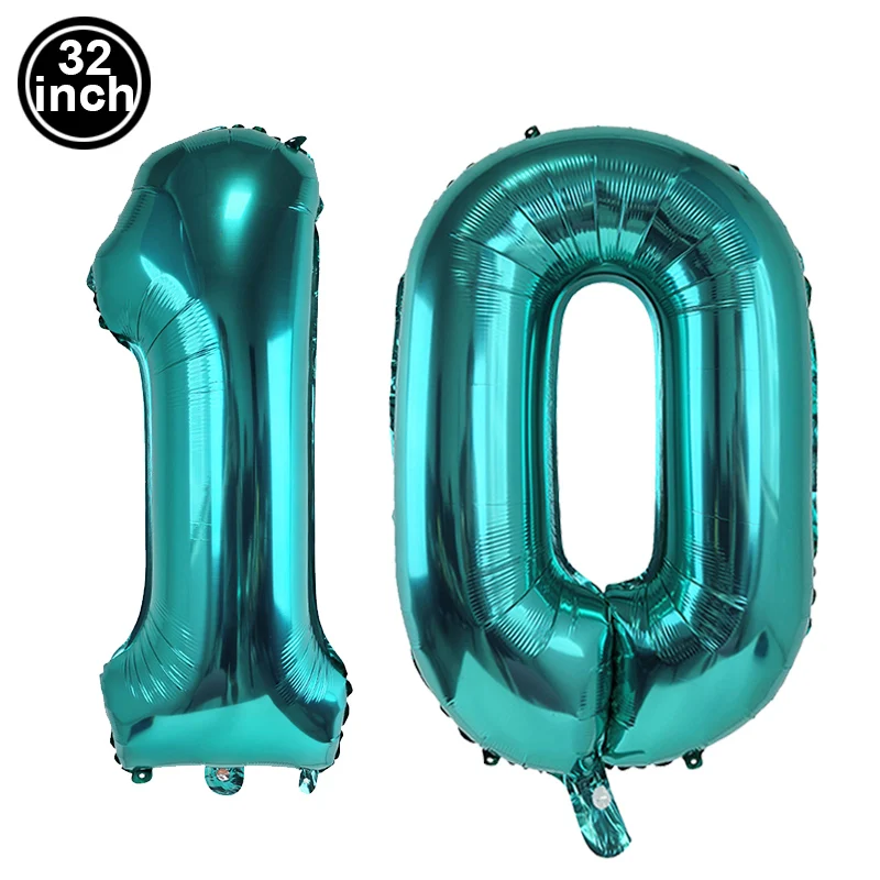 Воздушный шар номер 10 PartiesTour 32 дюйма