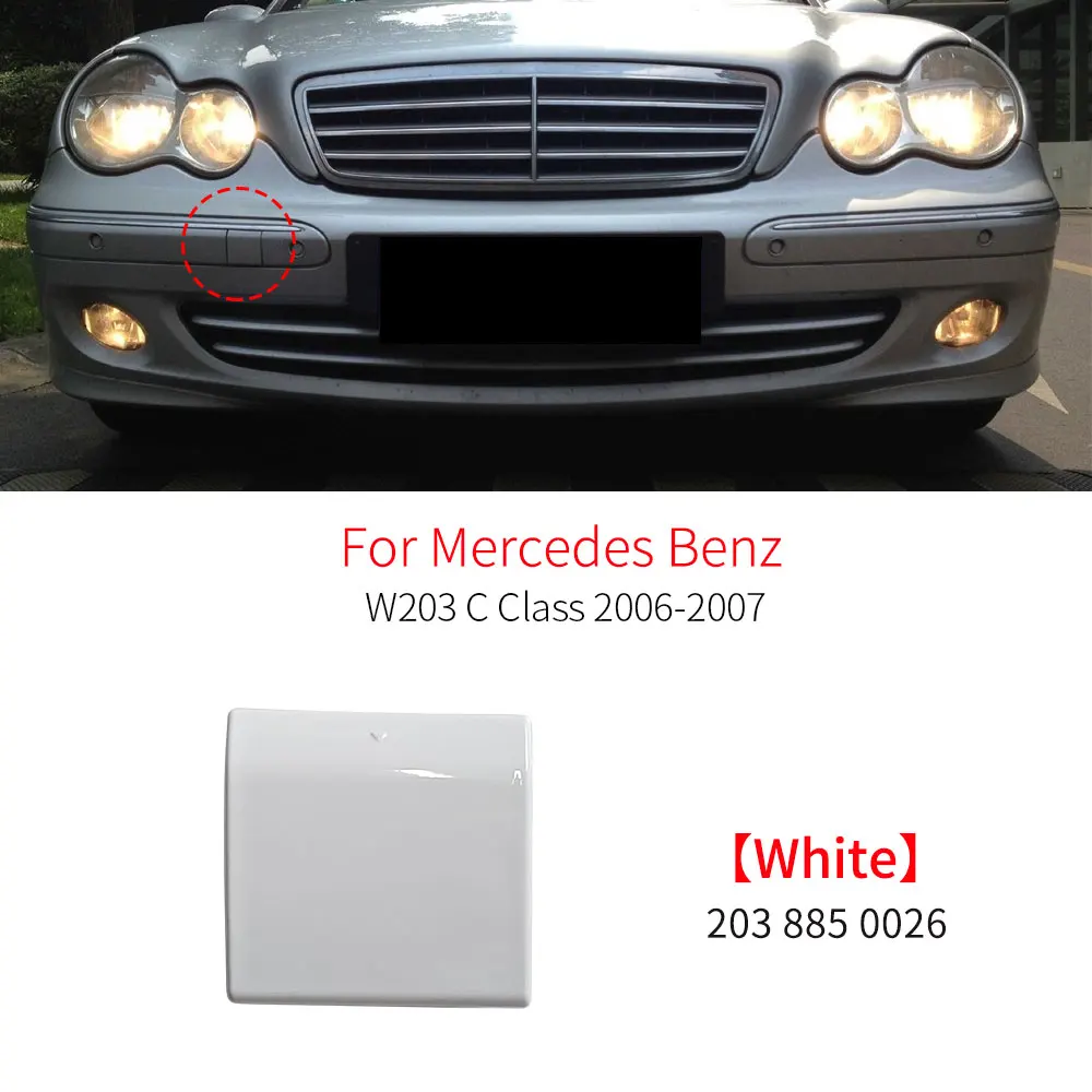 

Автомобильный передний бампер, буксировочный крюк, крышка, сменный аксессуар для Mercedes Benz W203 C Class C180 C200 C230 C250 C300 2038850026