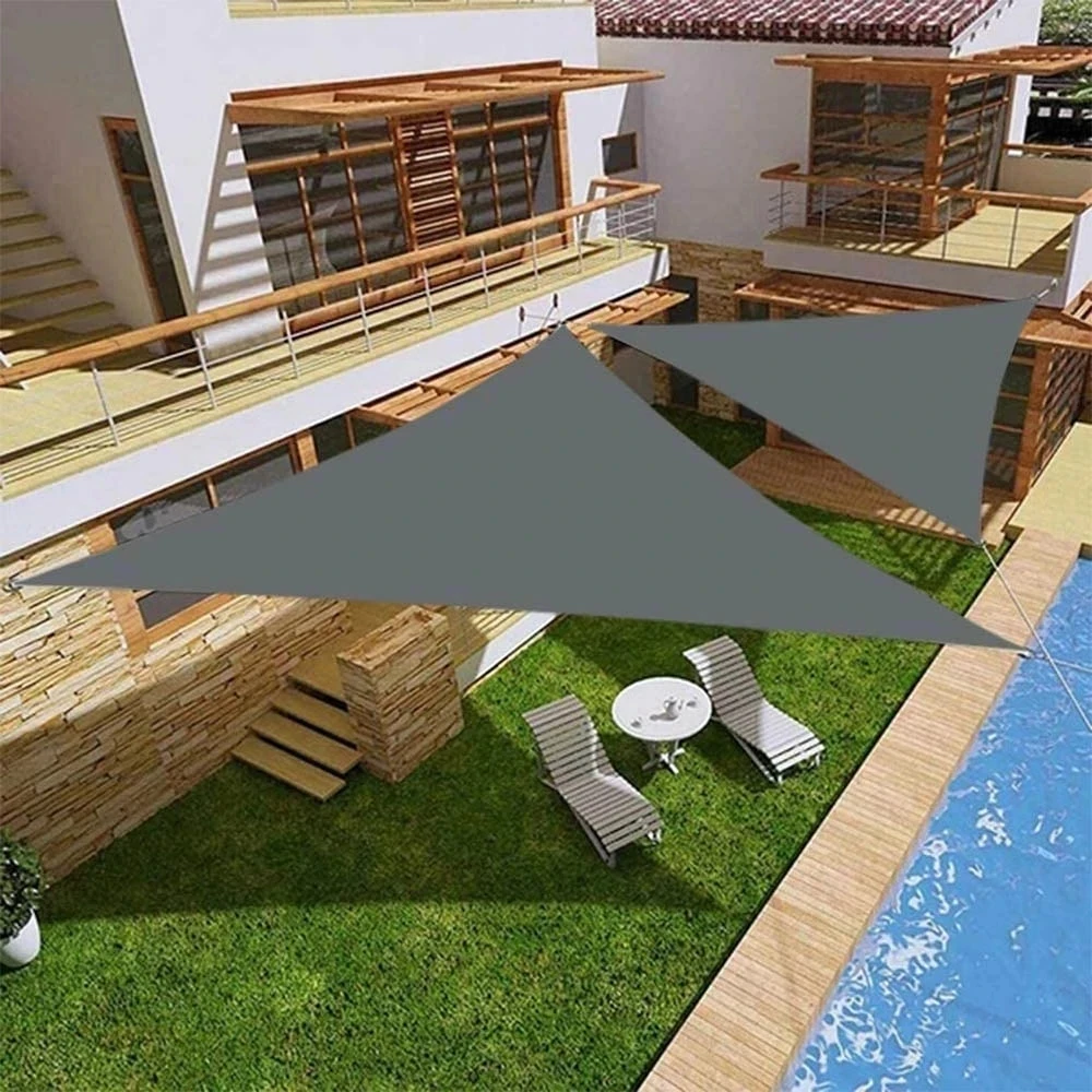 Треугольный солнцезащитный козырек водостойкий уличный сад патио вечеринка