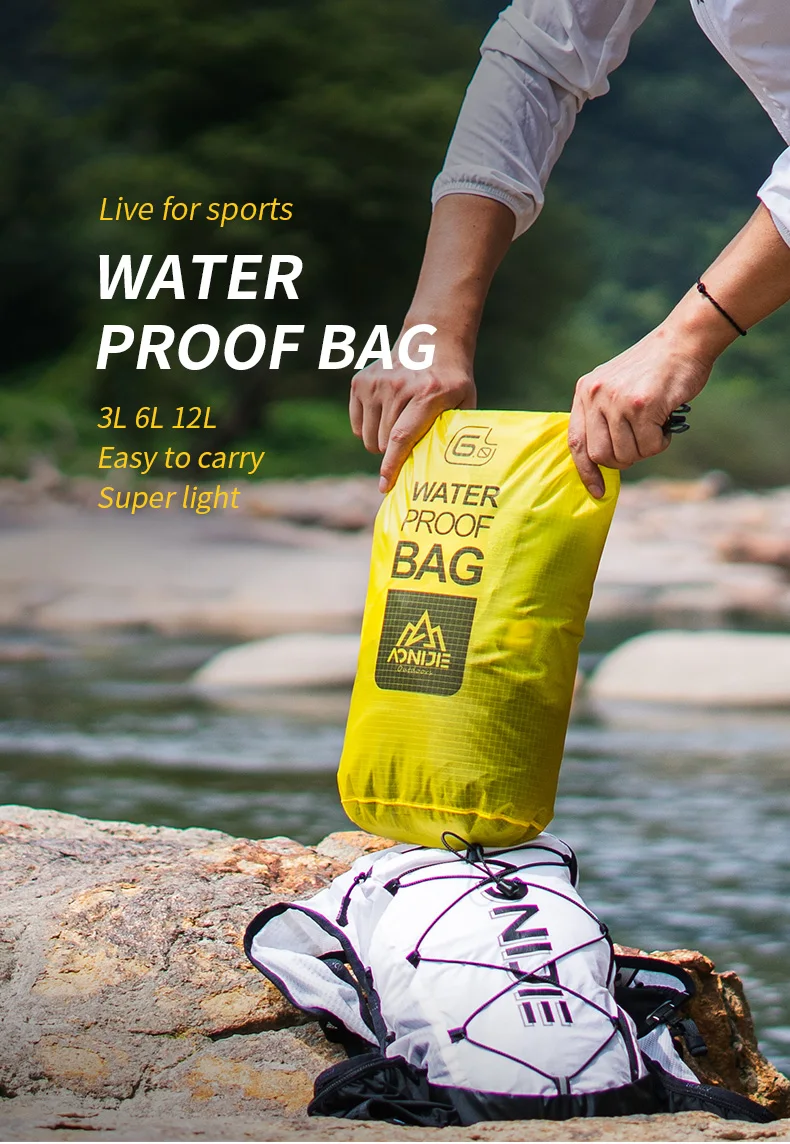 AONIJIE Folding Waterproof Bag Dry Bag Outdoor Travel Storage Bag Fishing Kayaking Canoeing River Trekking Boating Swimming Bag