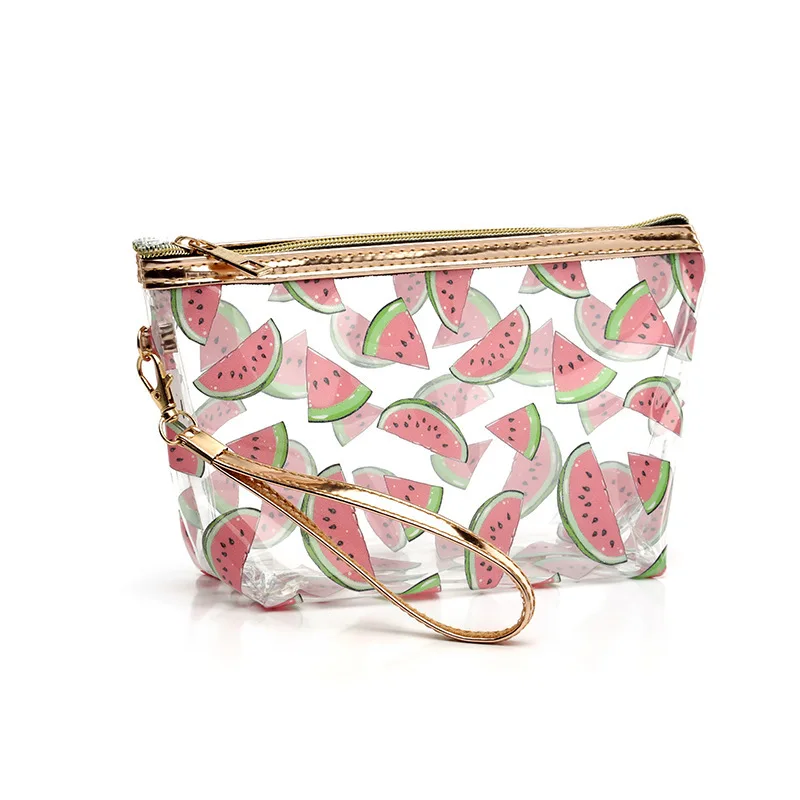 

PVC Cartoon Transparent Makeup Bags Zipper Clear Cosmetic Bag Women Travel Organizer Waterproof Toiletry Beauty Wash Storage Bag