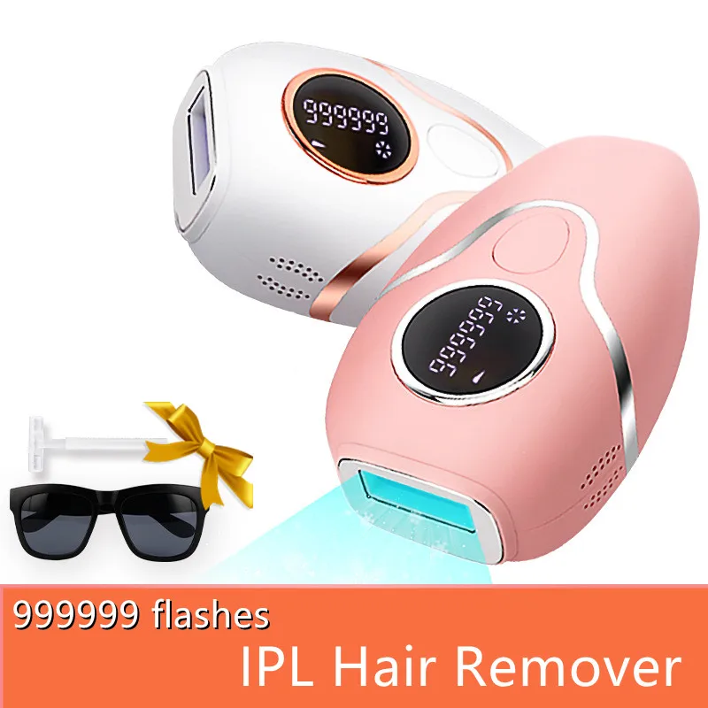 999,999 Flashes Laser Epilator Home Freezing Point Laser Hair Removal LED Portable Painless Permanent Women Body IPL Epilator