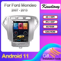 kaudiony 10 4 android 11 for ford mondeo car dvd multimedia player auto radio automotivo gps navigation 4g dsp wifi 2007 2013