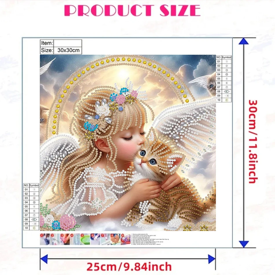 Набор алмазной мозаики с изображением кошек