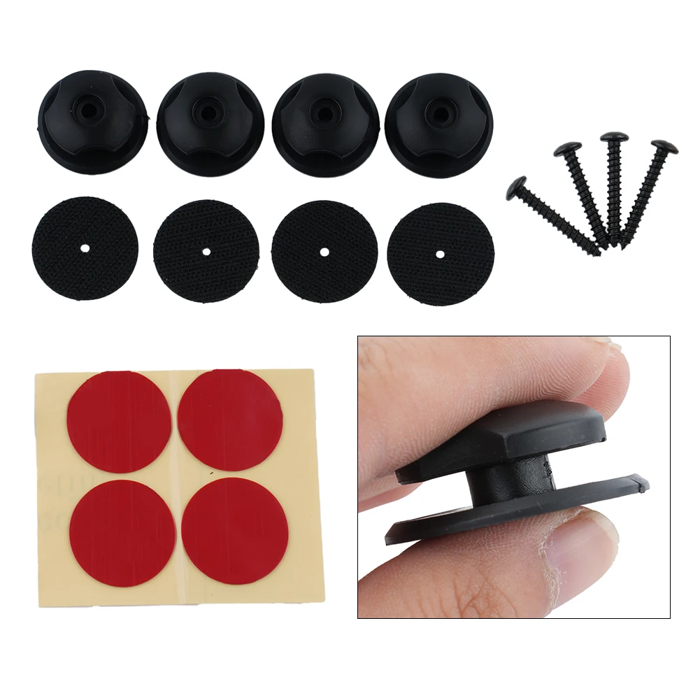 

4pcs Universal Car Rear Trunk Cargo Net Storage Organizer Replacement Hooks Luggage Compartment Glove Bag Hook Holder Hanger
