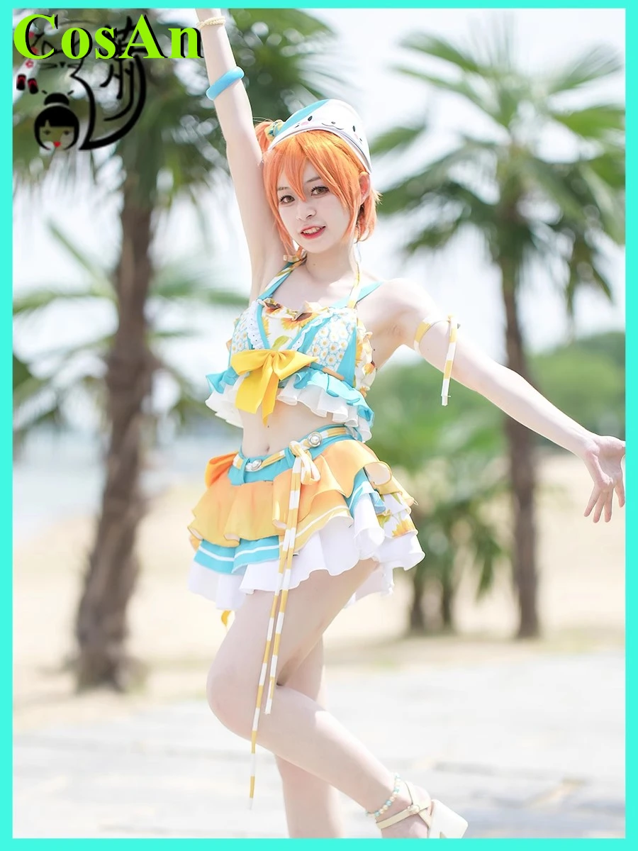 Косплей-костюм CosAn из аниме Lovelive Hoshizora Rin женский костюм для пения