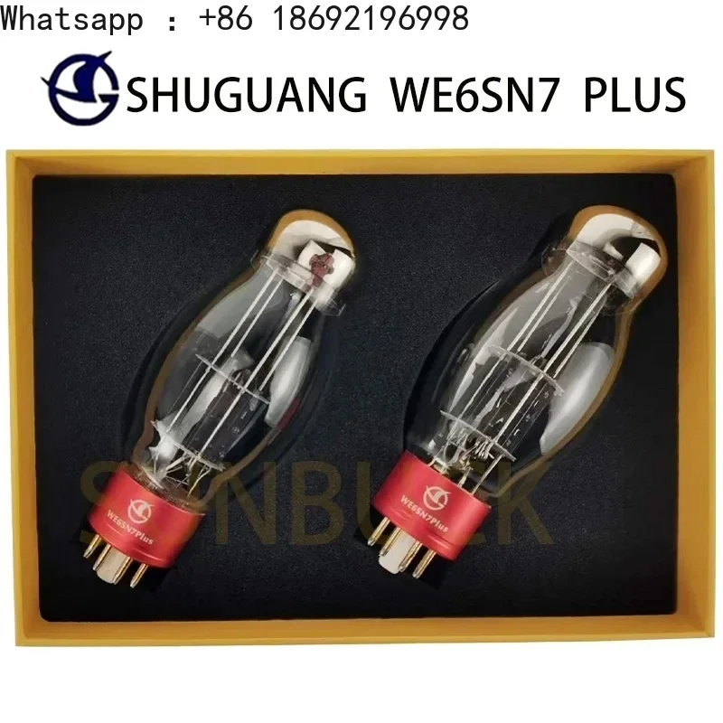 Фото Вакуумная лампа ShuGuang WE6SN7 PLUS 6SN7, улучшенная версия CV181 6H8C 6N8P 6SN7, электронные лампы для аудиоусилителя, точно подобранные. №5