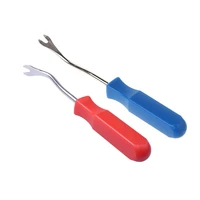 2pcs car door interior trim clip panel upholstery fastener clip remover tool 4 inch blue silver red silver