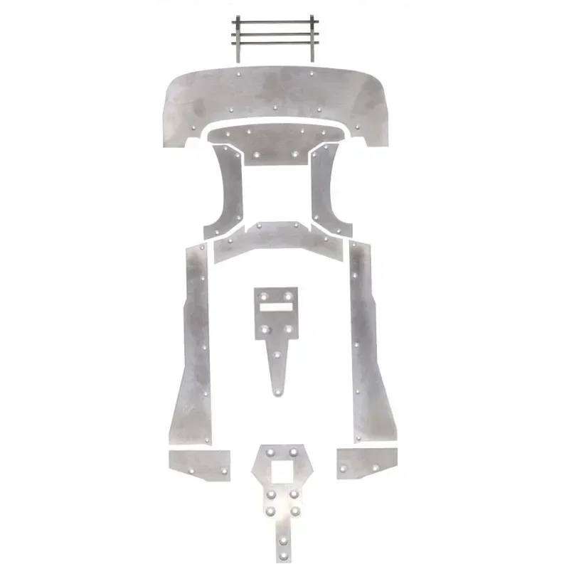 Стальной передний бампер броня шасси противоскользящая пластина для ARRMA 1/7 Felony