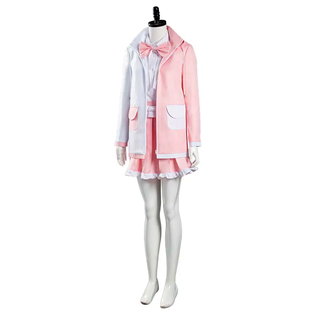 Danganronpa Monomi Cosplay Costume School Uniform Skirt Dress Outfits Halloween Carnival Suit | Тематическая одежда и