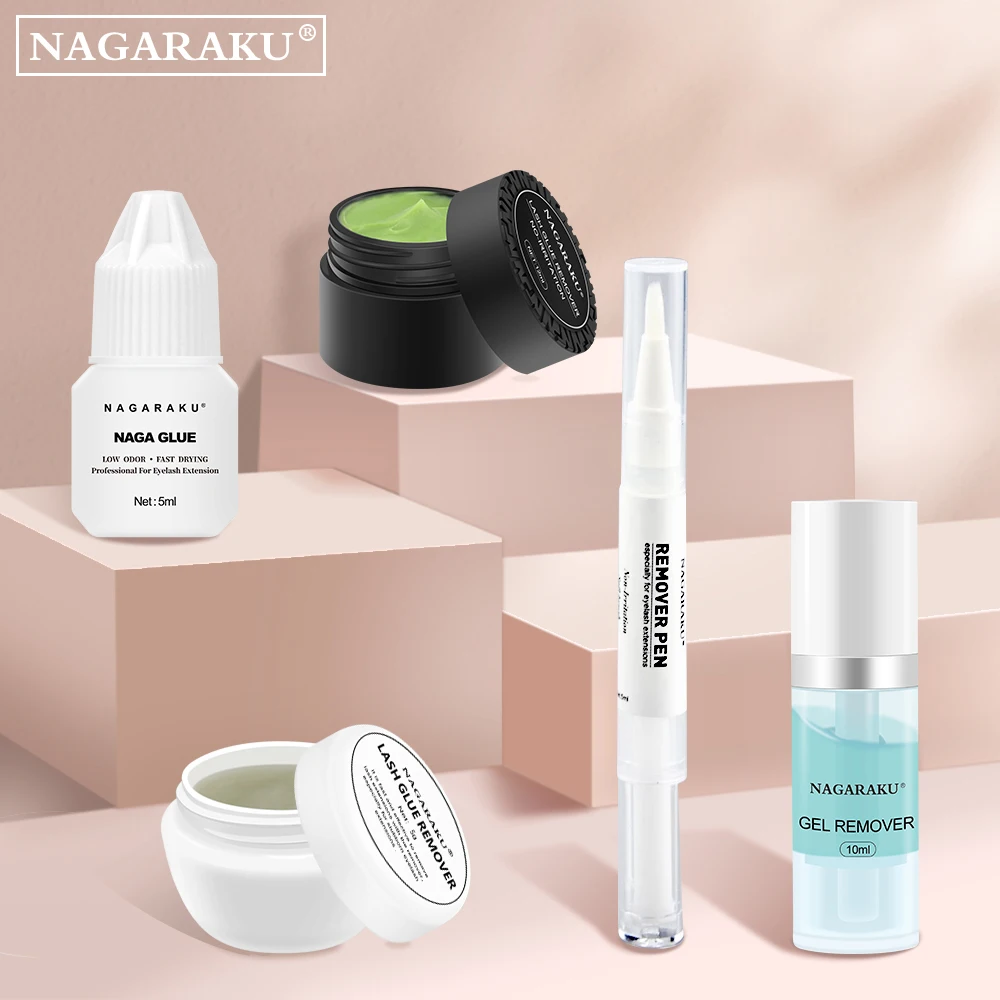 Профессиональное средство для удаления клея с накладными ресницами NAGARAKU Праймер