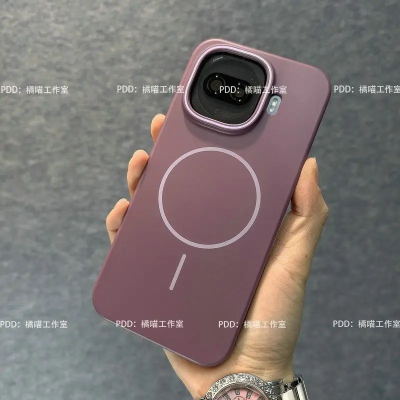 Фото Чехол для Vivo iQOO 15R Z11 Turbo, модный магнитный чехол без рамки из поликарбоната для Iqoo Z11 Turbo, приятный на ощупь, ударопрочный чехол №2