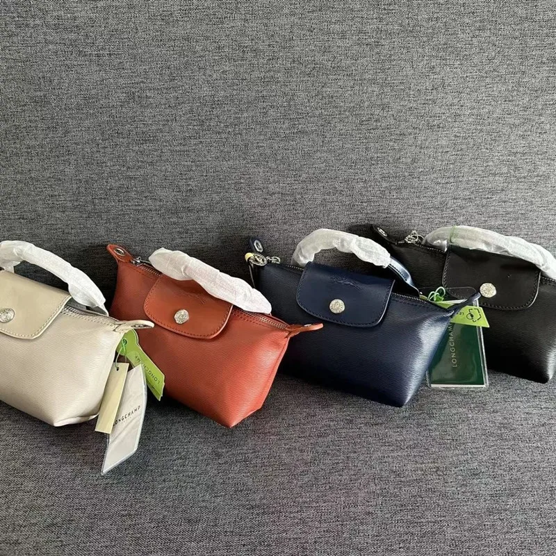 

Women's Multi-Functional Water Ripple Mini Dumpling Bag With Long Shoulder Strap One Shoulder Fashionable Handbag Crossbody