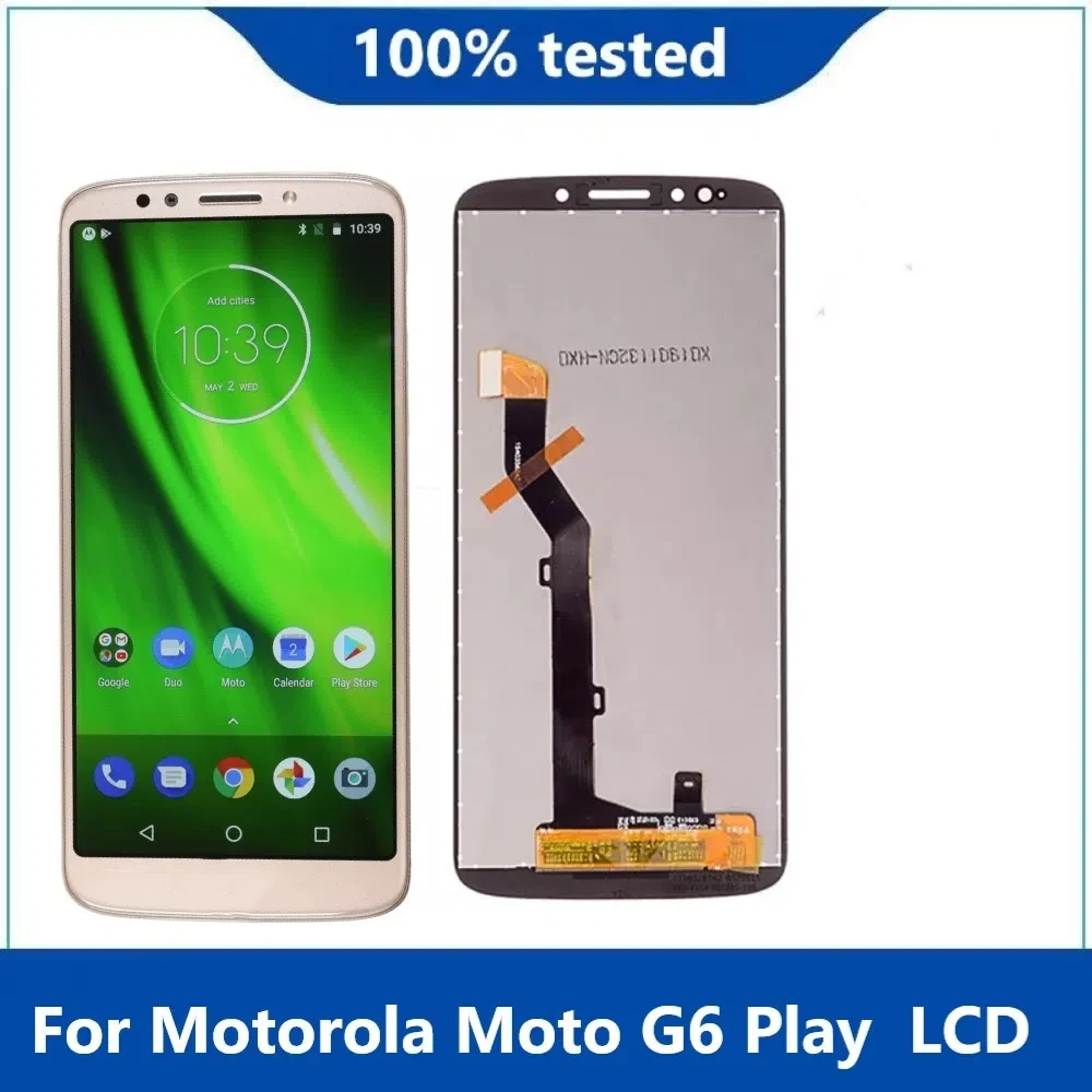 ЖК-дисплей Motorola Moto G6 Play IPS С Емкостным Дигитайзером Сенсорного Экрана Совместимым