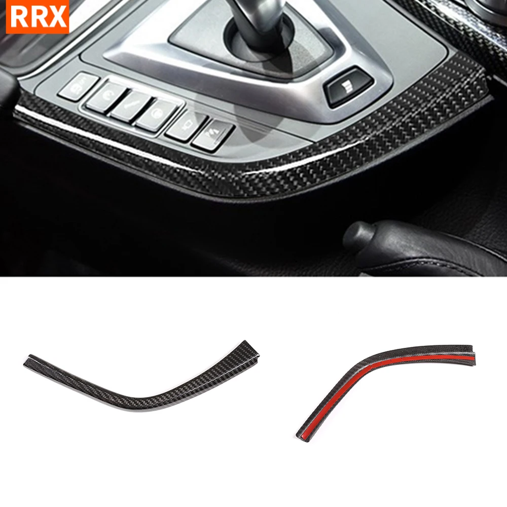 

Ручка переключения передач для BMW F80, F82, F83, M3, M4, 2014, 2015, 2016, 2017, 2018, панель L-образных полос, отделка, подкладка из настоящего углеродного волокна...