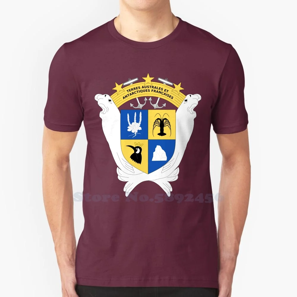 

Футболка с логотипом французского бренда South and Antarctic Lands 2023, уличная одежда, высококачественные Графические футболки