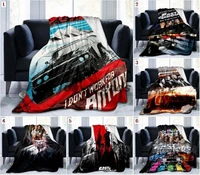 fast furious action movie 3d printed blanket bedspread flannel home blanket plush soft comfortable home decor blanket