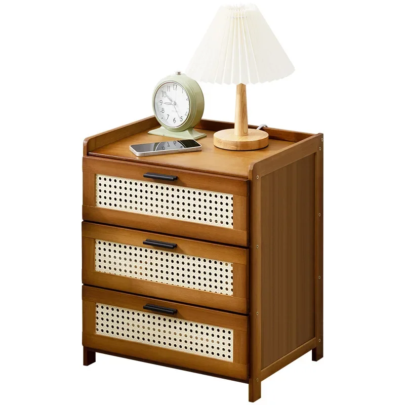 Современная тумбочка для спальни с выдвижным ящиком хранения вещей гостиной