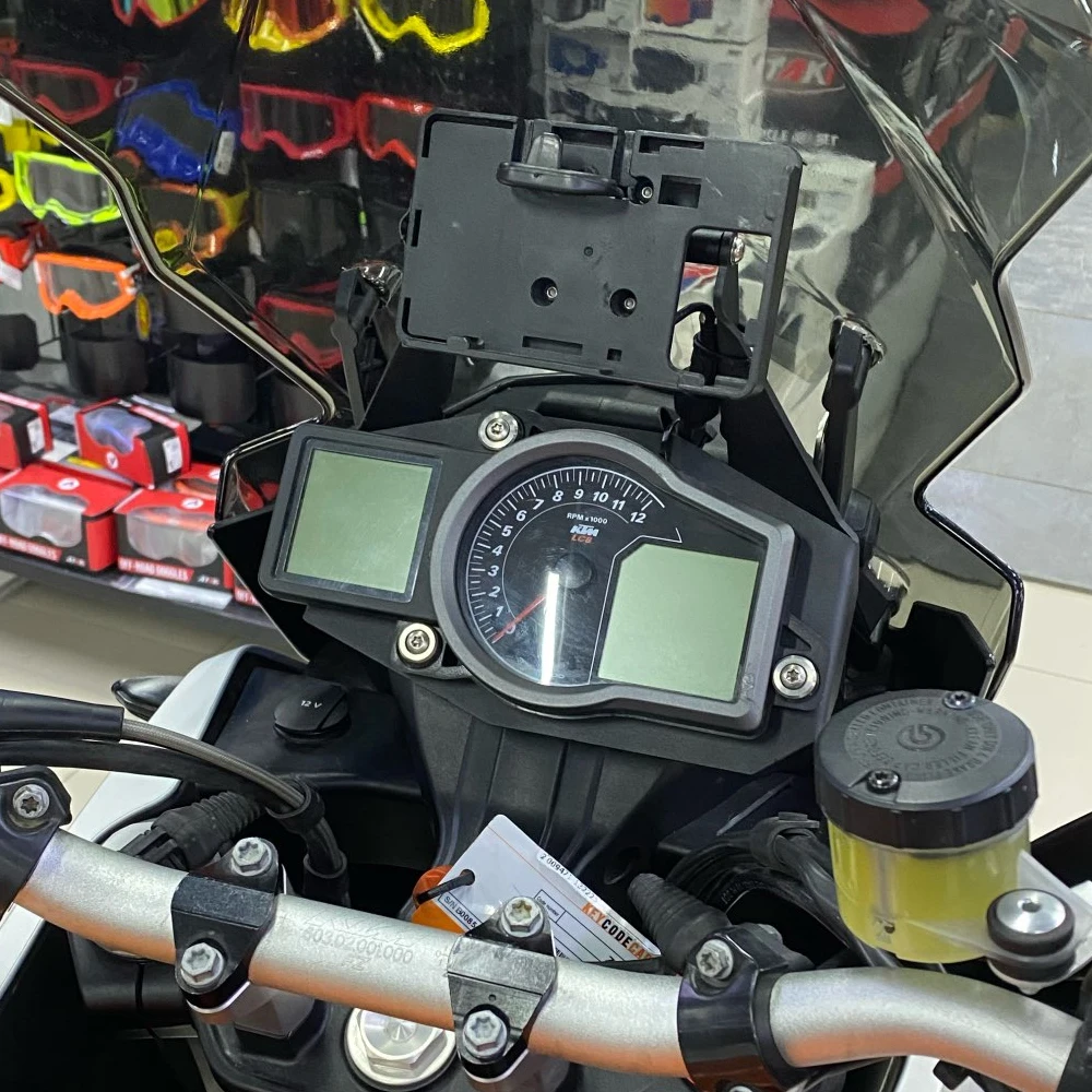 navigation bracket for ktm 1050 adv 1090 adventure r 1190 motorcycle handlebar phone clip 12mm22mm support gps navigate holder free global shipping