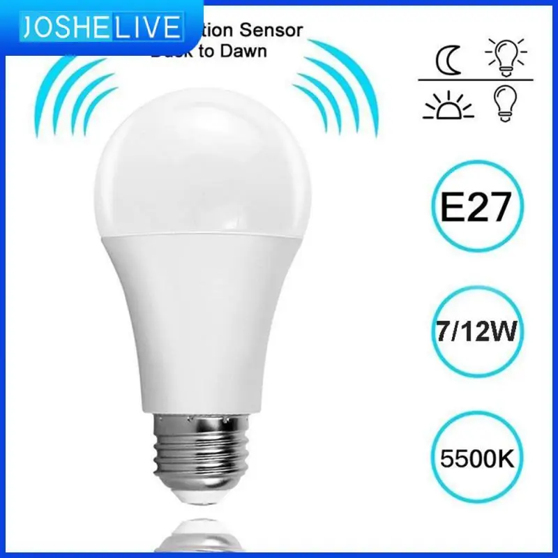 

1pcs E27 Led Bulbs Auto Sensitive Light Bulb Automatic Induction Bulb Lamp Passage Light Smart Sensor Energy Saving