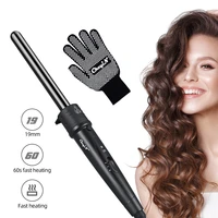 ckeyin 19mm hair curler professional hair styler hair curlers kit interchangeable curling iron fast heating hair curling iron50
