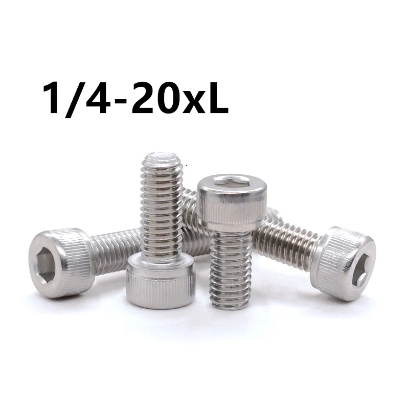 

20 шт. Болты JARBLUE нержавеющая сталь 1/4-20*3/8 1/2 дюйма