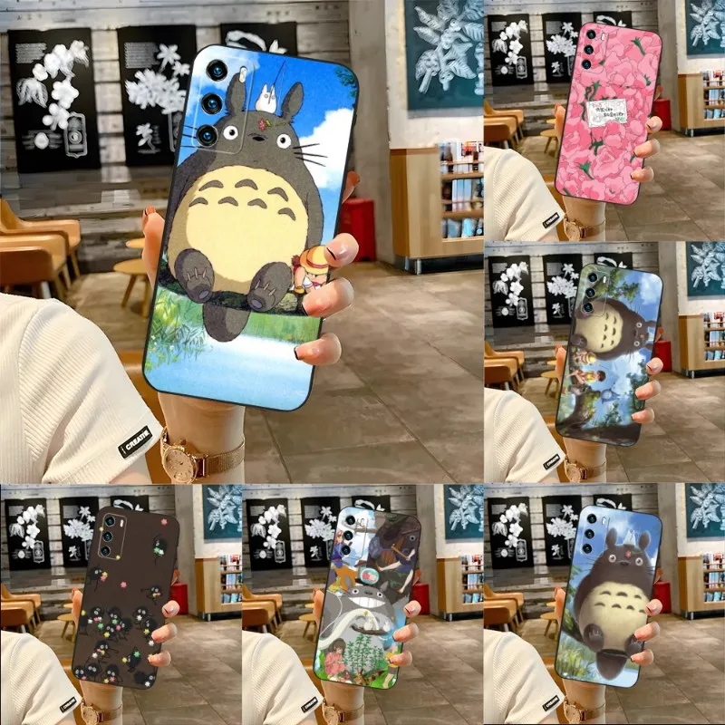 

Studio Ghibli Totoro Phone Case For Honor 70Pro 70 60 50 50SE 30 20 10 I Pro S SE V40 V30Pro V20 V9 V8 X30 X20 X10 X10Max Cover