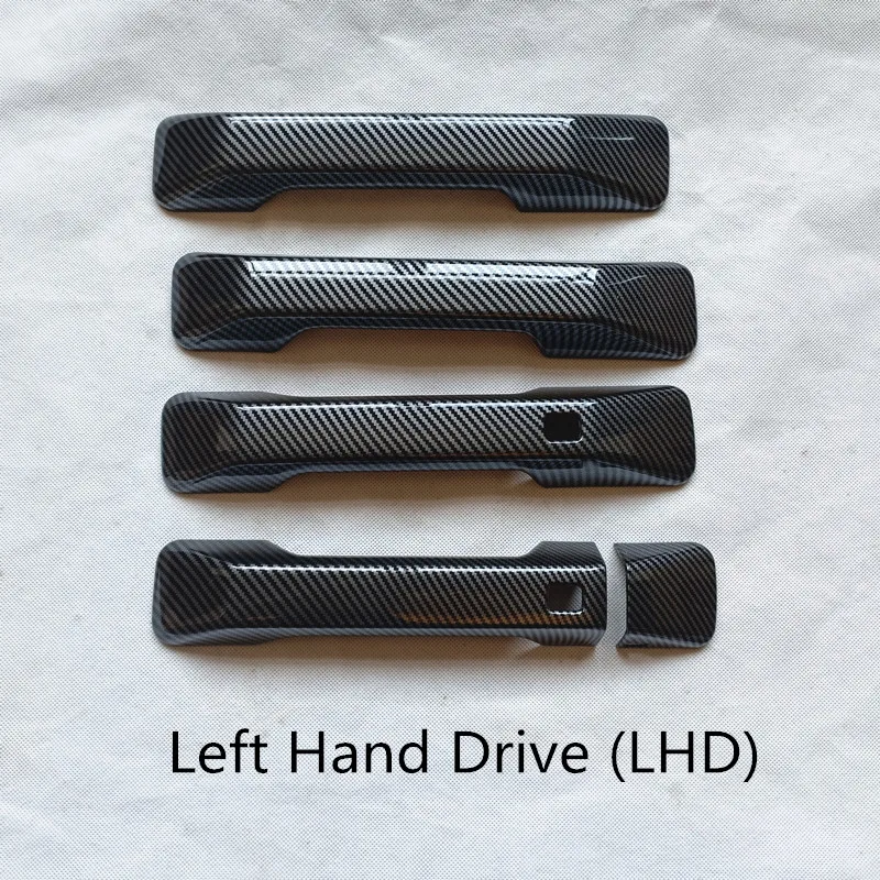 Для Hyundai SantaFe Santa Fe MX5 2024 2025 автомобильные аксессуары дверная ручка крышка отделка пластик имитация углеродного волокна