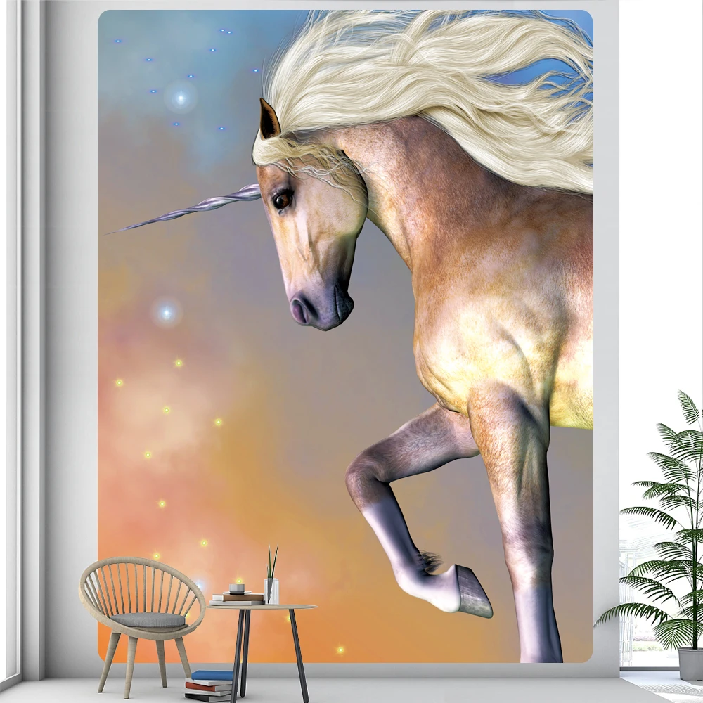 Pegasus Животные Печать декоративное искусство фотография Таро богемная стена