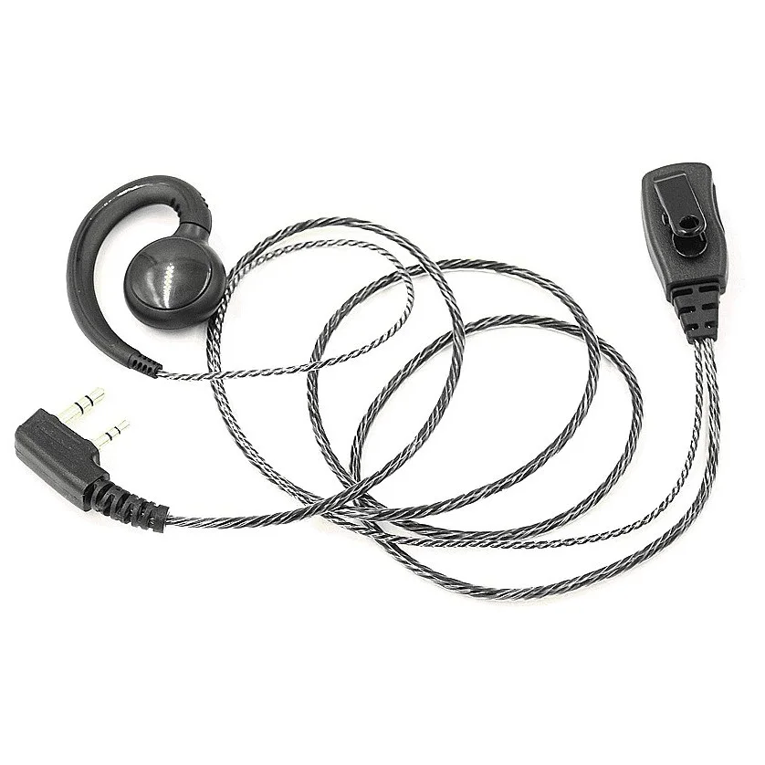 2 Pin тайная Акустическая трубка Гарнитура функция PTT Горло микрофон наушники для