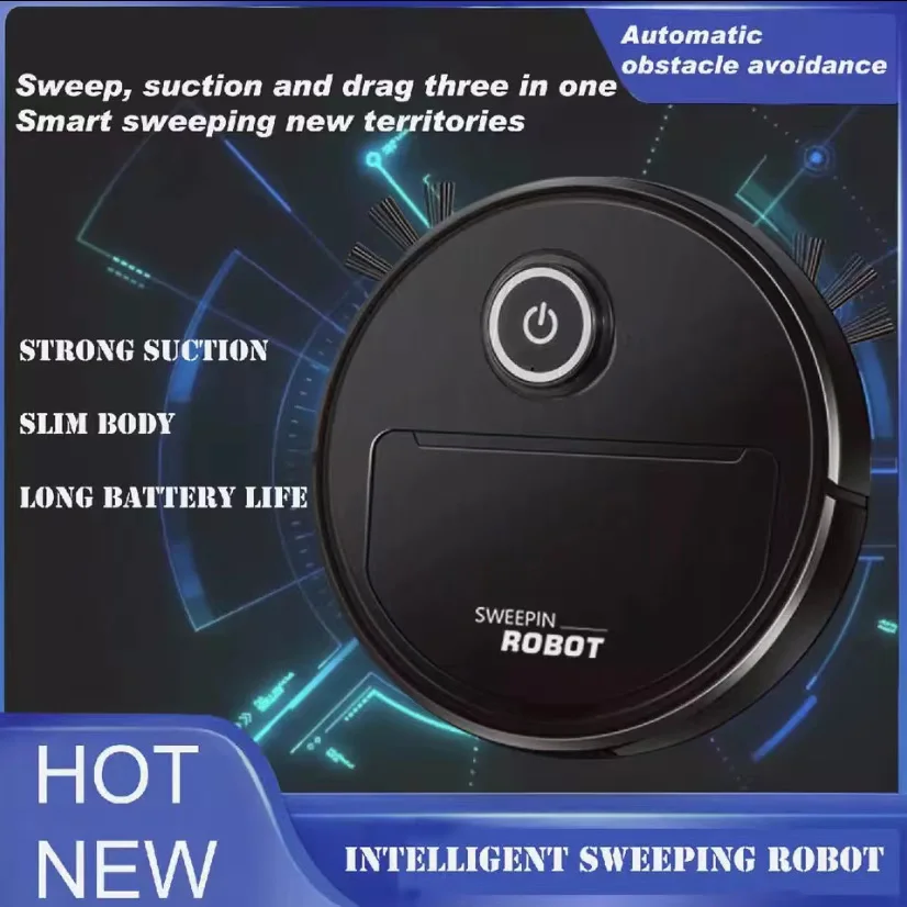 Новинка 2023 умный Роботизированный пылесос с низким уровнем шума для уборки пола