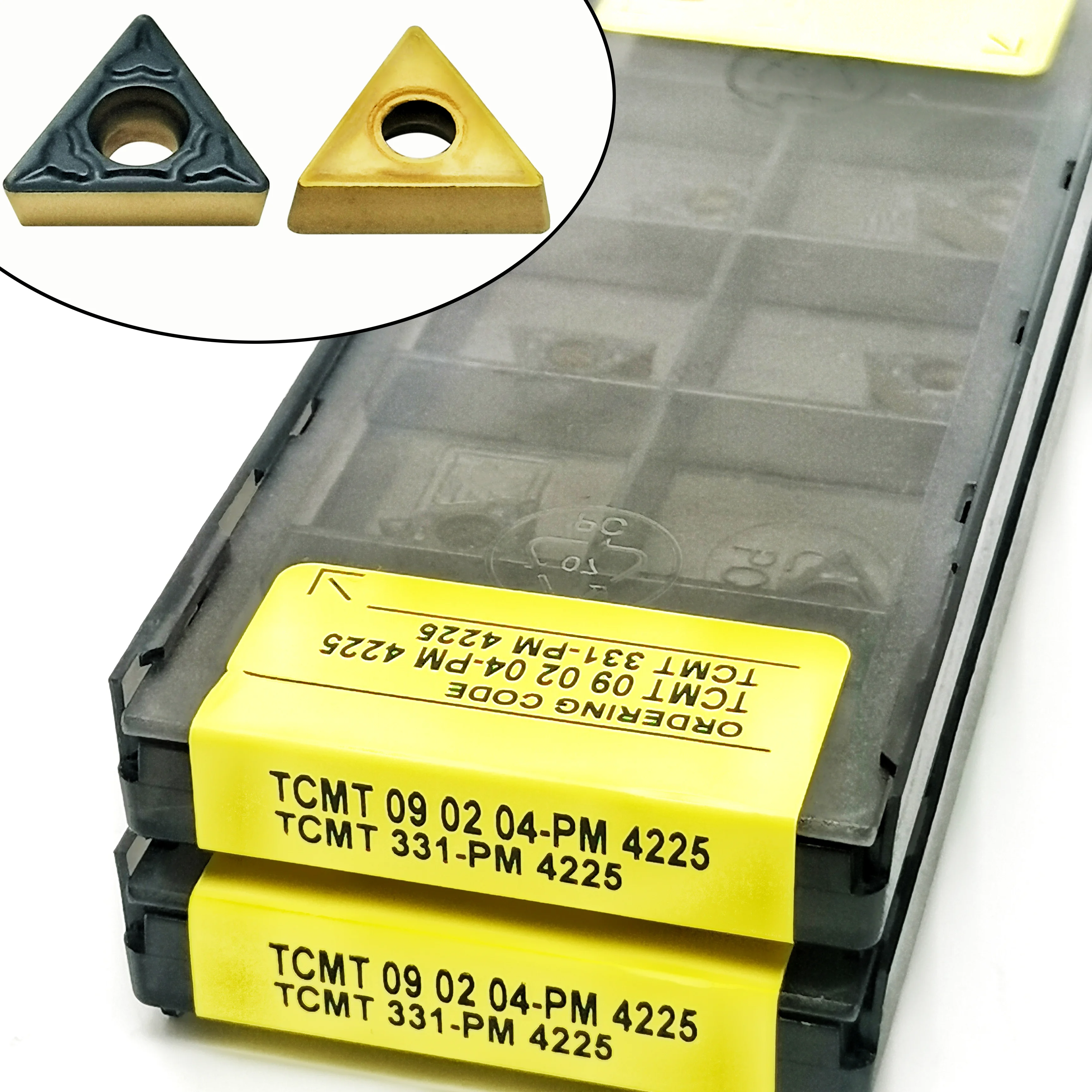 

TCMT090204 PM 4225 Premium Carbide Inserts Indexable Internal Turning Tools CNC Lathe Tools TCMT 090204 Turning Inserts