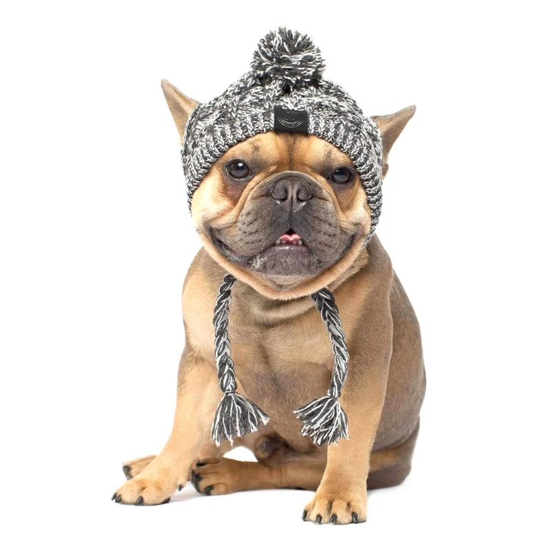 

Winter Pet Dog Hat Cap Christmas Warm Windproof Pet Hats Woolen Dog Accessories For Small Medium Dogs Hat French Bulldog Outdoor