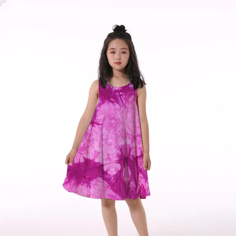 

Детский костюм принцессы для косплея, мультяшное розовое платье с коротким рукавом, одежда 3D для дня рождения, лето