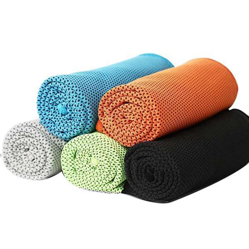 

5Pcs Sport Cooling Towel Instant Cool Ice Face Towels For Gym Swimming Yoga Running 30X100cm Quick-Dry Sweat Towels