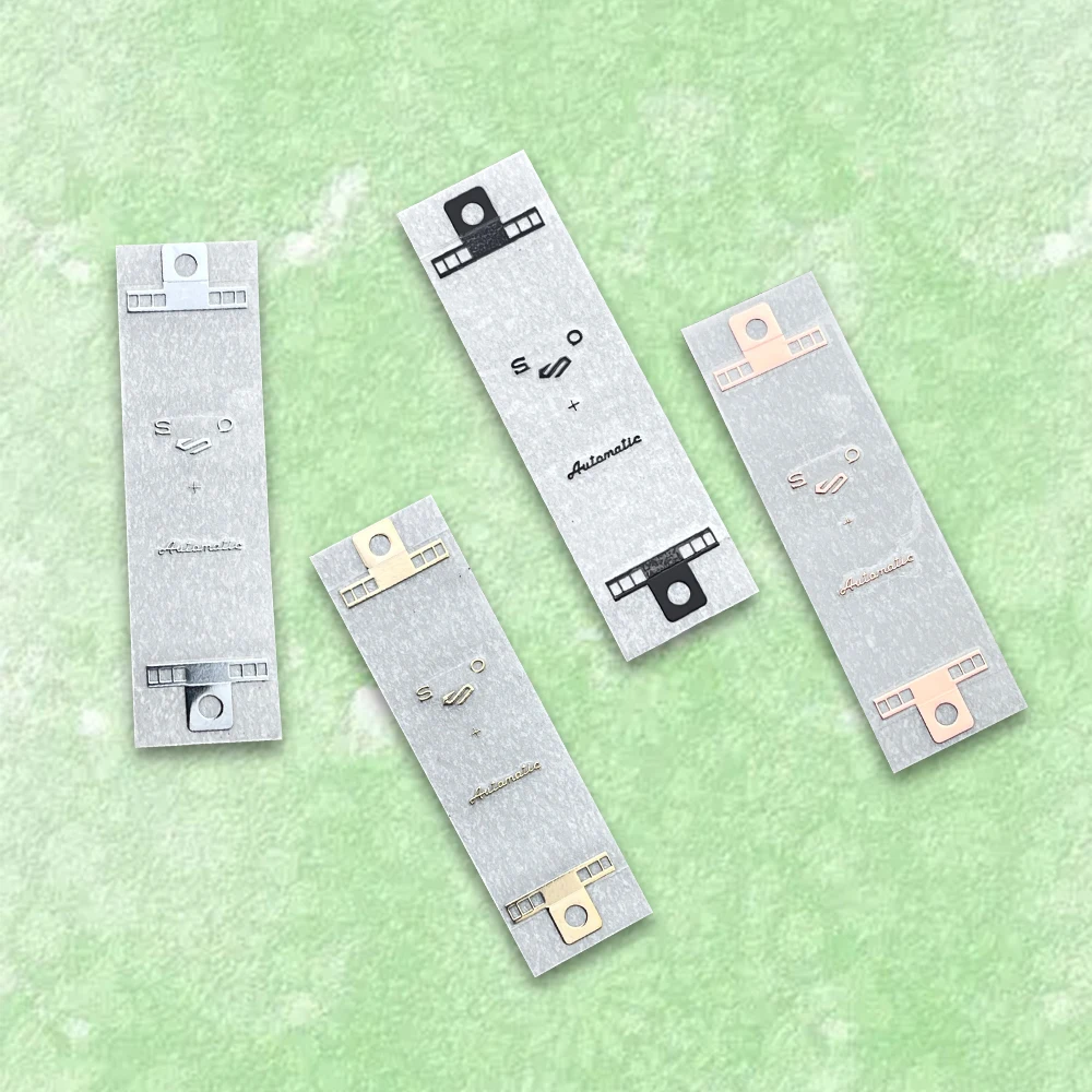 Двухкомпонентная наклейка с логотипом S для часов автоматическим механизмом и