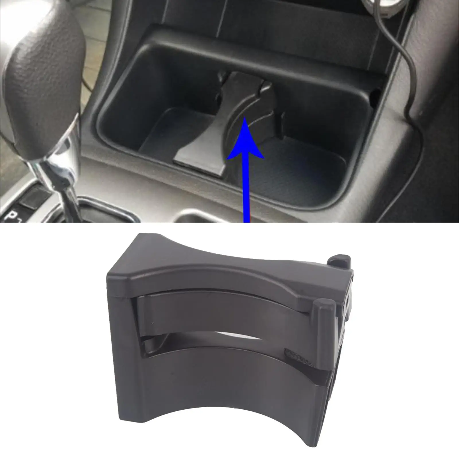 

Console Cup Holder Insert Divider Separator For 2005-2010 2008 55604-04010
