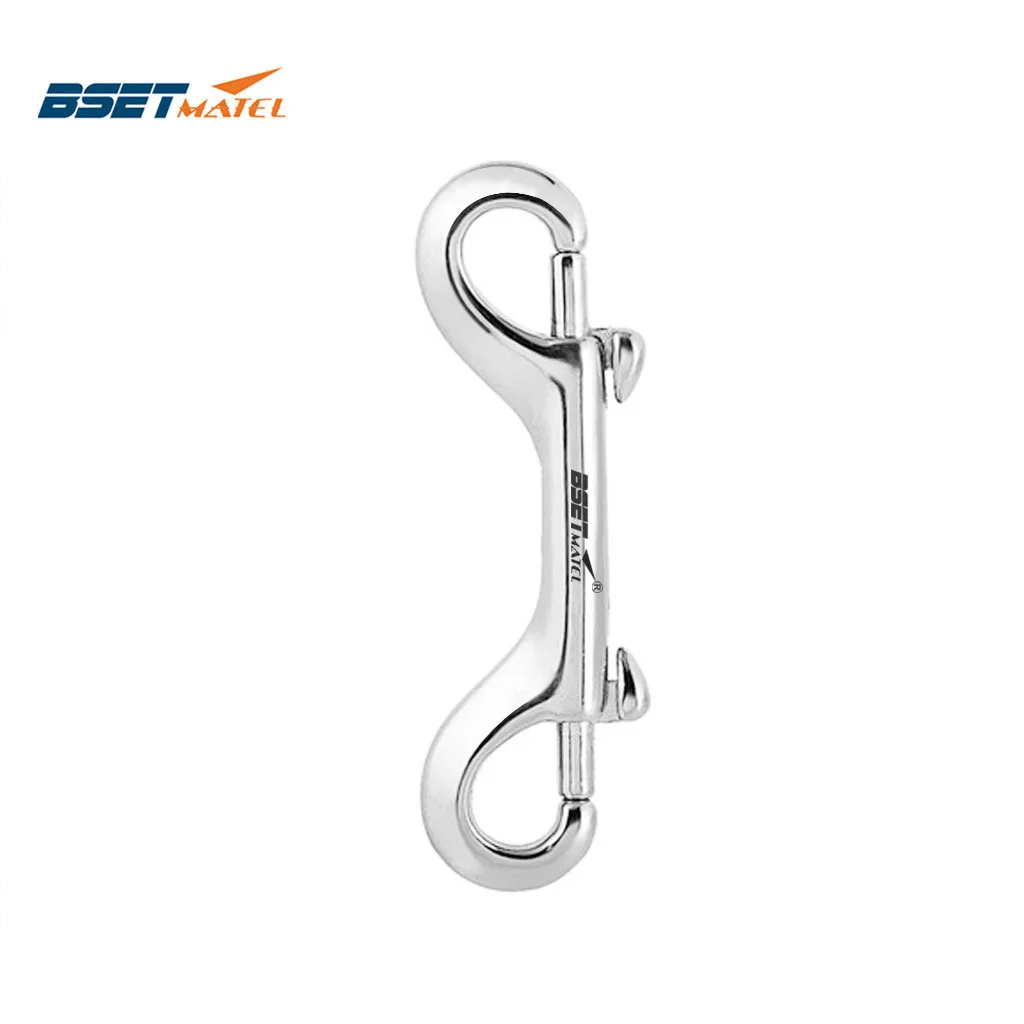 

Stainless Steel 316 Scuba Diving Clips Double Ended Bolt Snap Hook BCD Chioce Snap Bolt kit Quick Draw Pet Chains Trigger Boat