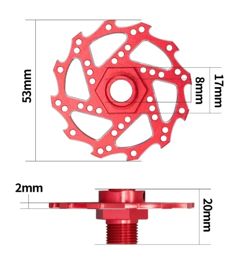 4 шт. металлический тормозной диск шестигранный адаптер ступицы колеса 17 мм для