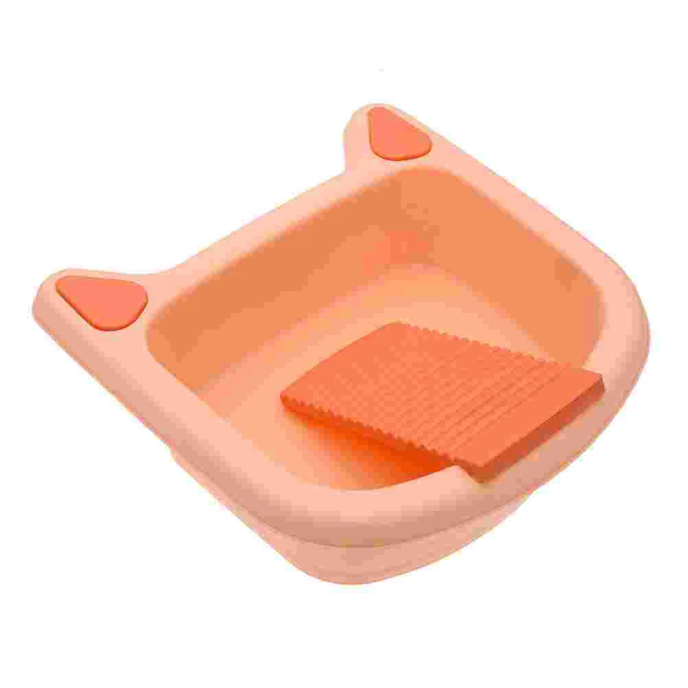 

Basin Washboard Wash Washing Board Laundry Hand Clothes Forsmall Tub Cloths Baby Dish Bucket Scrub Manual Basket Shirts