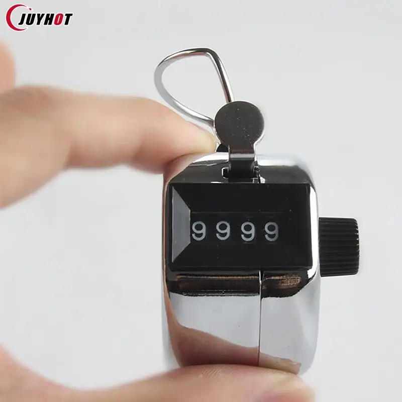 

Счетчик механического количества, ручной цифровой счетчик с 4 линиями чисел, 1 шт.