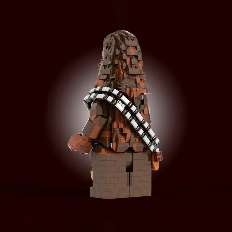 Сборная модель Чубакки из серии MOC Star Batter, 1276 деталей – Детализированная фигурка Вуки для обучения и подарков на день рождения, игрушка для самостоятельной сборки (art.: 3920db481abe9) - 3920db481abe9