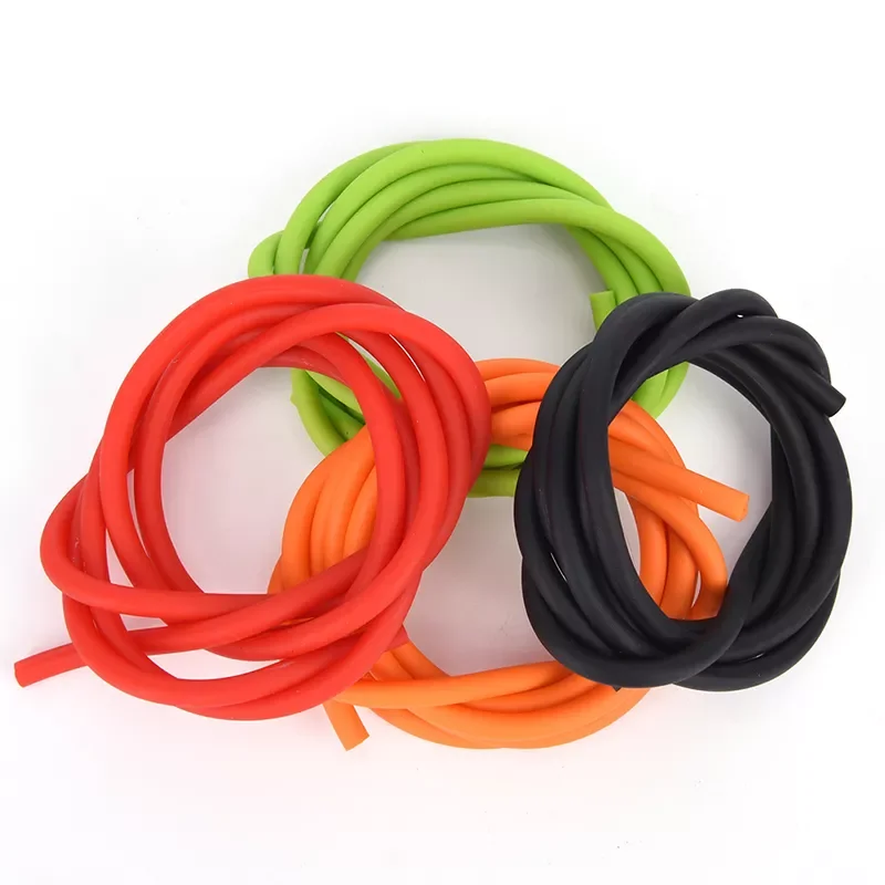New in Latex Slingshots Five Colors Rubber Tube 1M For Hunting Shooting 1.7x4.5mm Diameter High Elastic Tubing Band Accessories